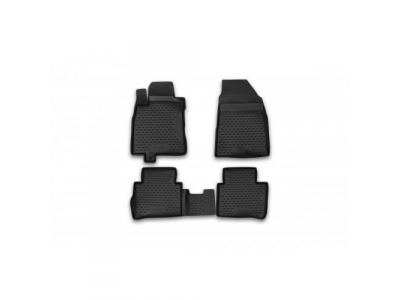Коврики в салон NISSAN Tiida 2004-2015, 4 шт. (полиуретан) от ELEMENT Коврики в салон NISSAN Tiida 2004-2015, 4 шт. (полиуретан)