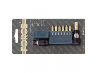 2081C 1/4" Г-обр.отвертка с компл. бит крест.+шлиц. 8пр. от FORCE 2081C 1/4" Г-обр.отвертка с компл. бит крест.+шлиц. 8пр.