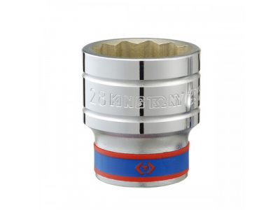 Головка торцевая стандартная двенадцатигранная 1/2", 30 мм, KING TONY от KING TONY Головка торцевая стандартная двенадцатигранная 1/2", 30 мм, KING TONY