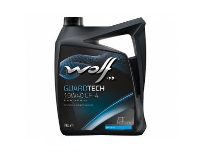 Моторное масло WOLF GUARDTECH 15W40 CF-4 5L